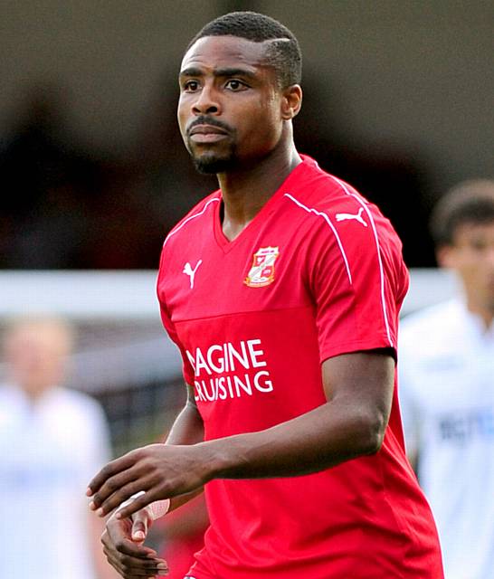 Swindon Town's Jon Obika