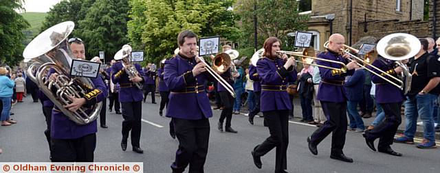 BIG winners on the day . . . the Brighouse and Rastrick Band