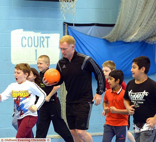 PAUL involves the youngsters in some light training