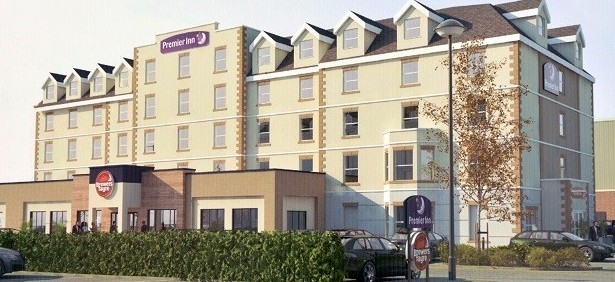 ARTIST'S impression of Premier Inn, Bridlington