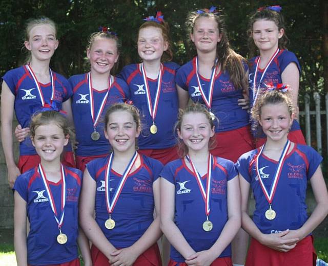 BIG SMILES: Oldham's victorious under-11s