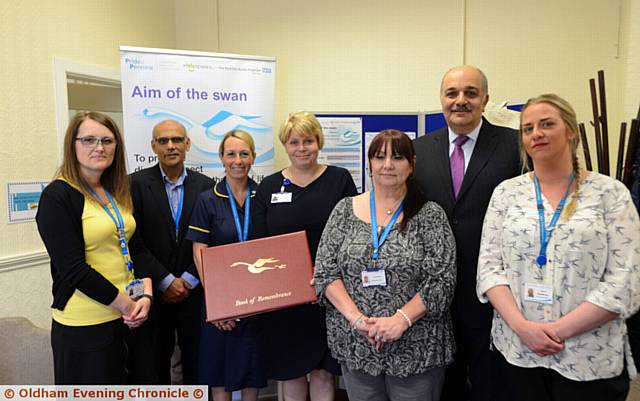 OPENING of new bereavement centre at Royal Oldham Hospital by Simon Nelson, retired senior coroner for Oldham, Rochdale and Bury
