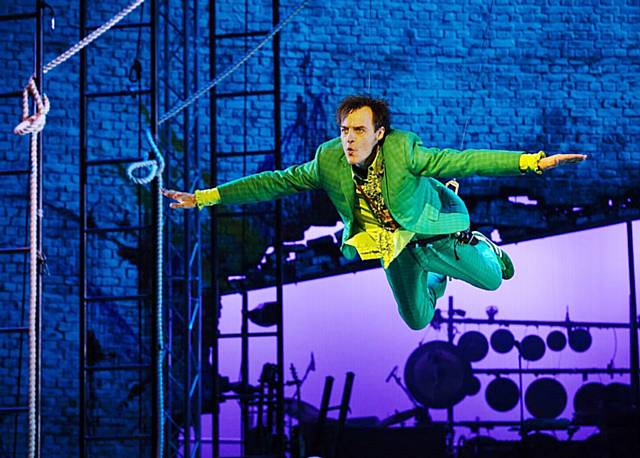 Oldham born Paul Hilton is playing Peter Pan in the National Theatre performance of Peter Pan. 