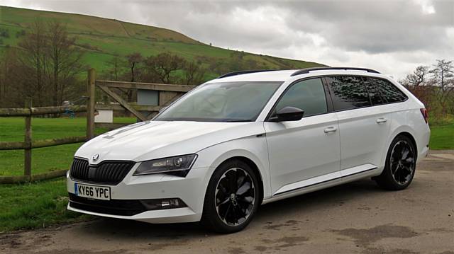 Skoda Superb Estate Sportline - it's not small . . .