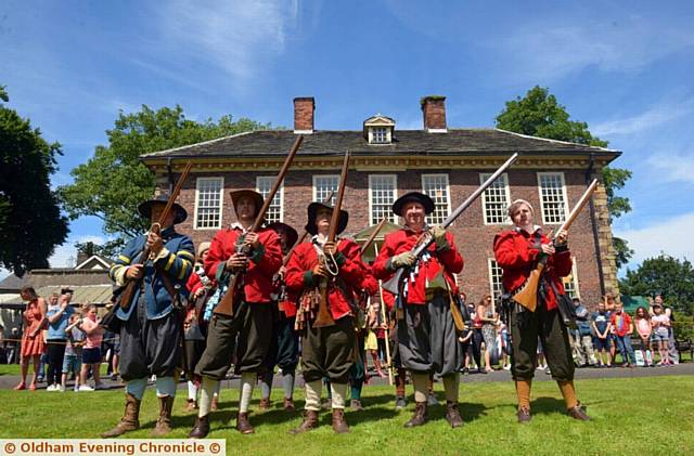 Chadderton Day & Civil War Re-enactment at Foxdenton Park.