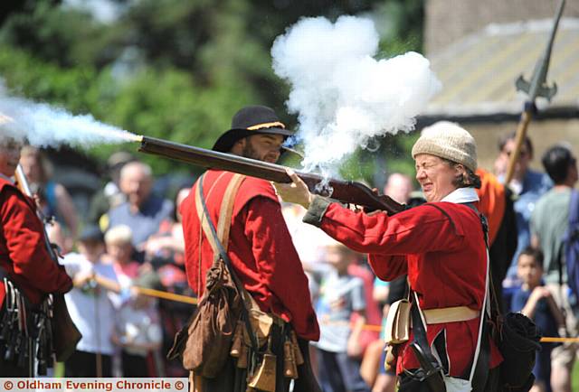 Chadderton Day & Civil War Re-enactment at Foxdenton Park.