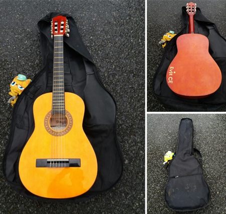 THE guitar recovered in Oldham