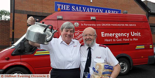 HELP in emergencies . . . Susan Tansley and her husband Nigel Tansley featuring on Songs of Praise