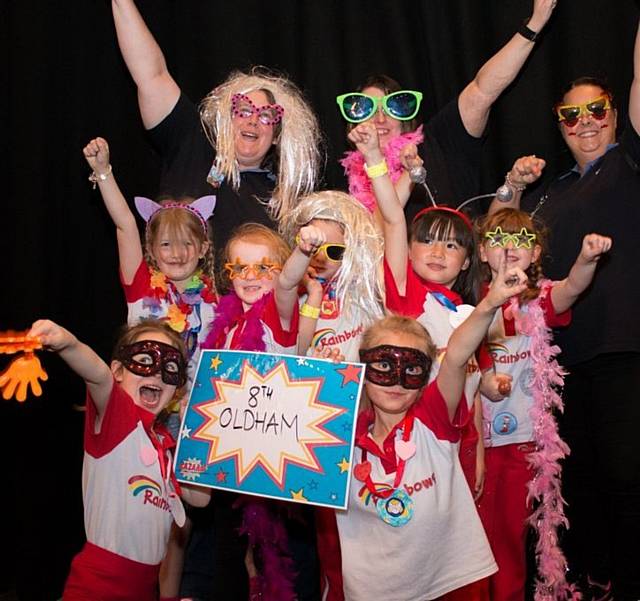 SUPERHEROES . . . 8th Oldham Rainbows at their party in Liverpool