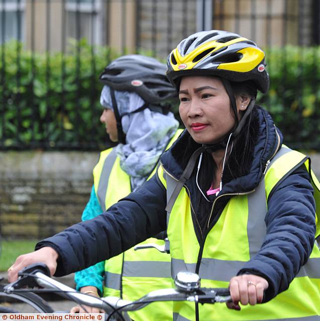 MANDY Wei on her bike
