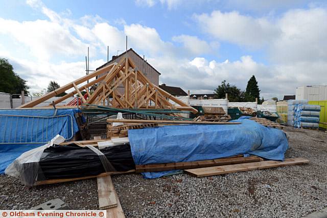 New Keepmoat housing development on Whitebank Road, Limeside where a boy was injured while playing on the site.