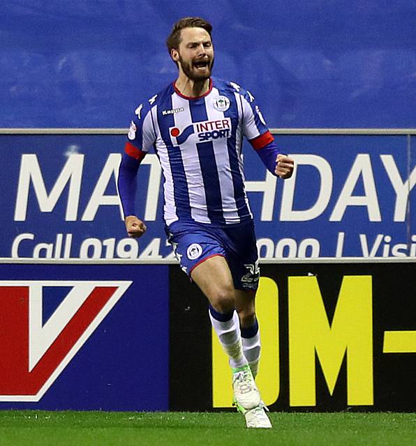 HOT STREAK: Wigan's Nick Powell has already got three goals for the season