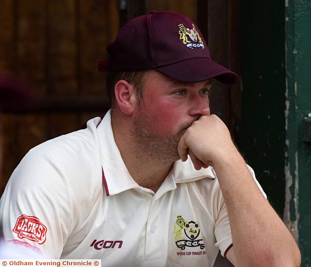 DEJECTION . . . Crompton captain Simon Wright reflects