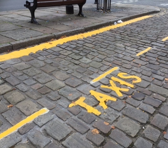 The lines, marking out the new rank