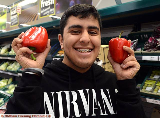 ALL smiles . . . Naveed Naheed happy with his selection