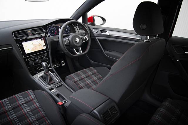 Still the daddy of hot-hatches and still available with tartan seat-coverings . . .