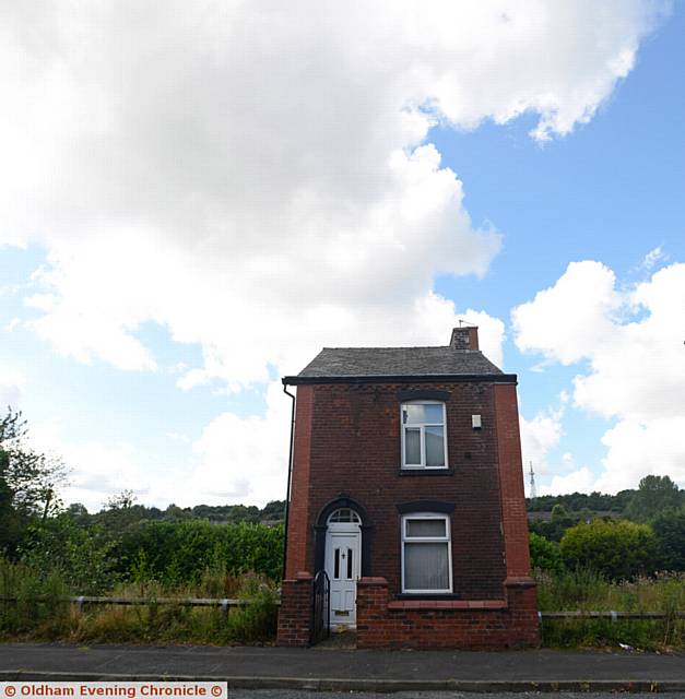 DETACHED terrace . . . the last house standing on Acre Lane, Derker, could soon have some company