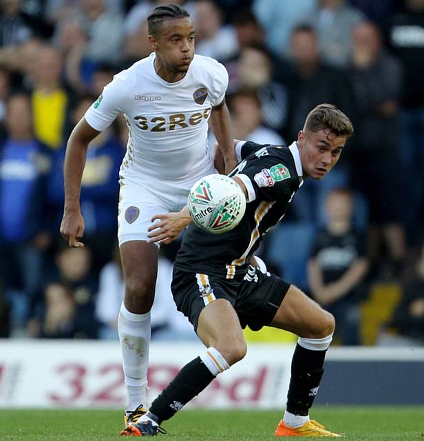 VALIANT THREAT . . . Port Vale's young striker Dan Turner (right) VALIANT THREAT . . . Port Vale's young striker Dan Turner (right)