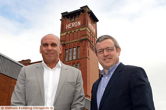 Official opening of the Heron Mill site of Ultimate Products. Pic shows Simon Showman (CEO), left and Andrew Gossage (managing director).