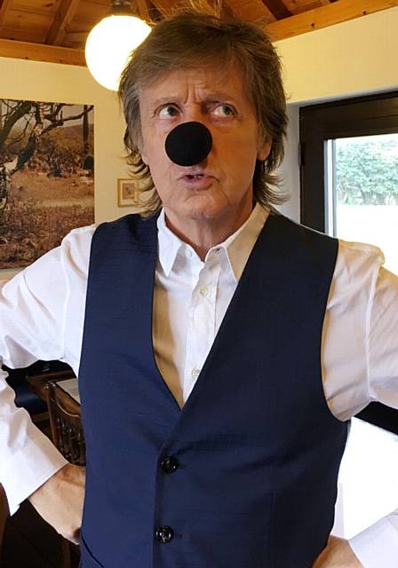 SIR Paul McCartney supporting Wetnose Day