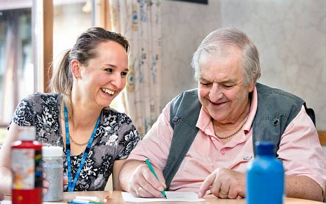 A MEMBER of staff at Pennine Care NHS Foundation Trust with a patient