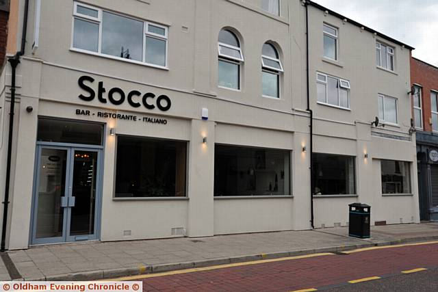 Opening of Stocco Italian Restaurant on Yorkshire Street, Oldham.