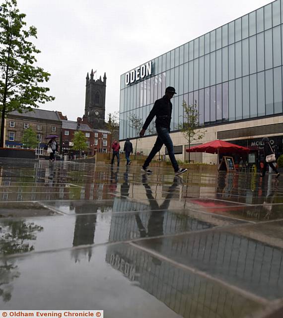 THE main drag . . . 

Parliament Square in Oldham town centre could become a smoke-free zone