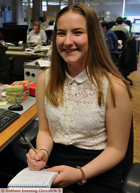 WORK experience at the Chronicle . . . Kate Maher