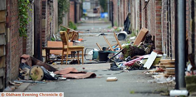 ANOTHER fine mess . . . flytippers are back dumping their rubbish