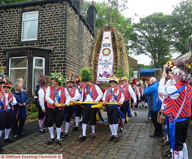 THE popular Saddleworth Rushcart Festival