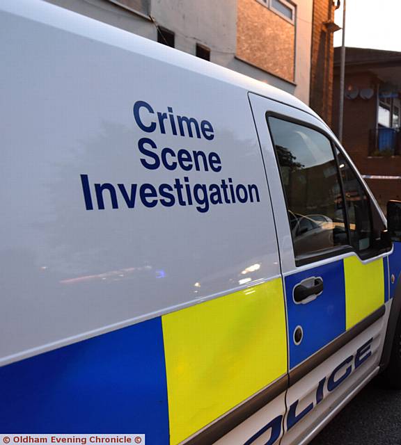 Police Crime Scene Investigation van