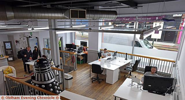 WAYRA UK's Open Future North offices at Digital Hub, Oldham