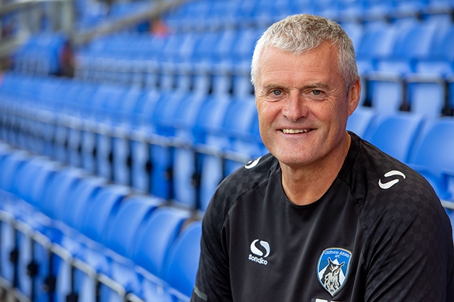 Athletic manager Frankie Bunn guided his side to a big win at Bradford Athletic manager Frankie Bunn guided his side to a big win at Bradford