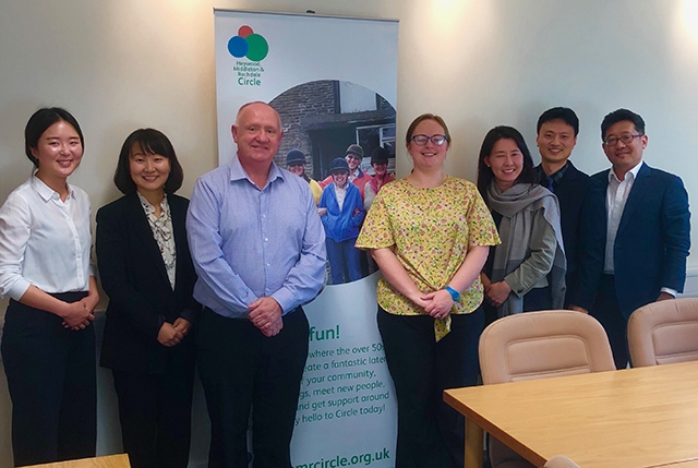 Pictured (left to right): Aeri Yoo (Interpreter), Namhui Hwang, (Research Fellow, Population Policy Research Dept, Korea Institute for Health and Social Affairs), Mark Wynn, (Director HMR Circle), Leanne Chorlton, (Operations Manager, HMR Circle), Sung Eun Lim, (Research Fellow, Population Policy Research Dept. Korea Institute for Health & Social Affairs), Taegil Ha, (Secretary-The Presidential Committee on Jobs), Taewoo Kim, (Deputy Director-The Presidential Committee on Jobs)