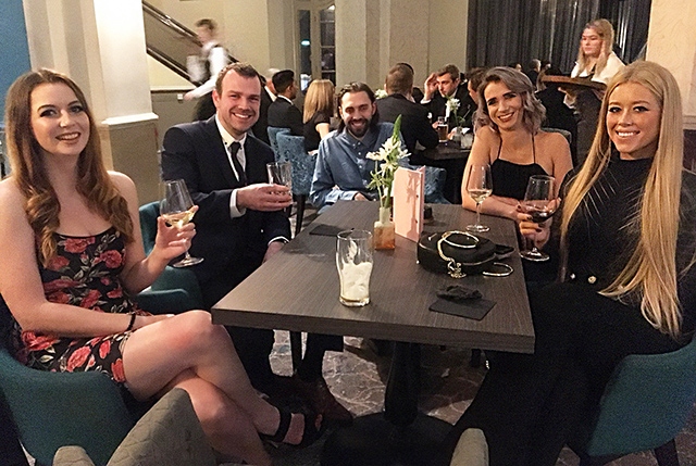 Cornerstone staff enjoy the awards ceremony at Manchester’s Midland Hotel