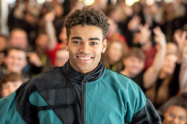 Malique Thompson-Dwyer pictured at Oldham College today.

Pictures by Darren Robinson