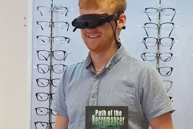 Blind author James Laird tries the exciting new eyewear Blind author James Laird tries the exciting new eyewear
