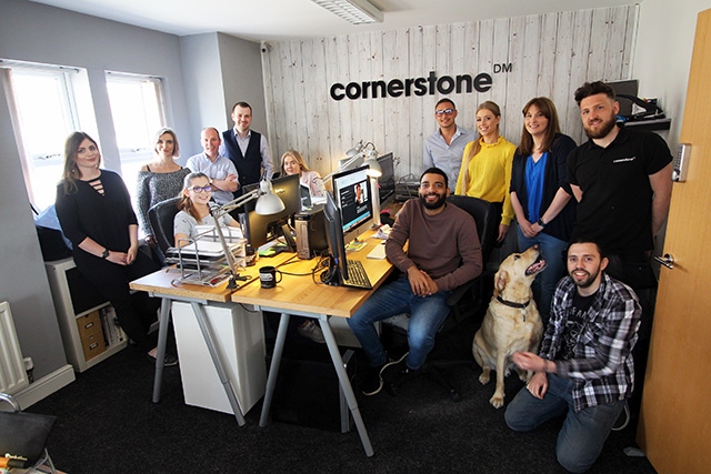 The proud team at Cornerstone The proud team at Cornerstone