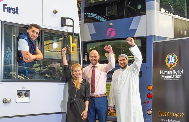 Talented bus driver Naseeb Abbas raised £113,521 for the Human Relief Foundation