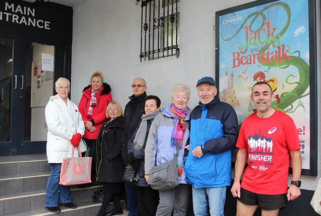 Queuing up for tickets for next year's panto