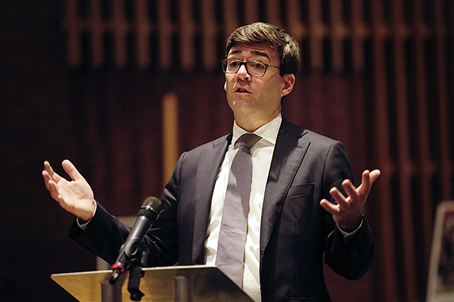 Mayor of Greater Manchester, Andy Burnham, addressing the Greater Manchester Social Enterprise Summit 