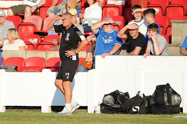 Athletic manager Frankie Bunn.
Picture courtesy of Juel Miah Athletic manager Frankie Bunn.
Picture courtesy of Juel Miah