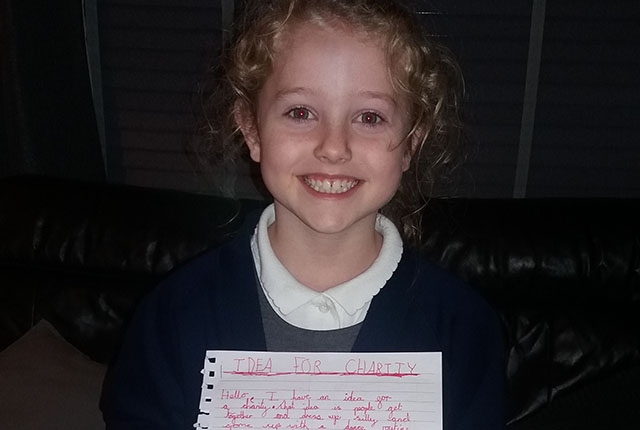 Eight-year-old Jaimi Barnes Eight-year-old Jaimi Barnes
