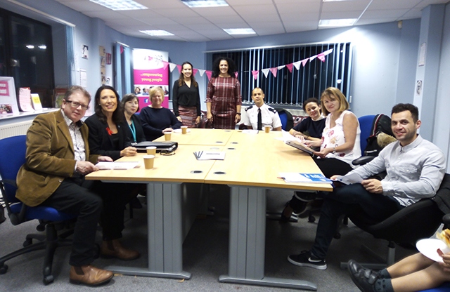MP Debbie Abrahams (second left) and Dr Peter Unwin (far left) helped celebrate with Hayley Harewood at the KOGS headquarters yesterday MP Debbie Abrahams (second left) and Dr Peter Unwin (far left) helped celebrate with Hayley Harewood at the KOGS headquarters yesterday