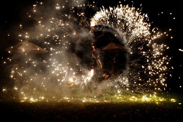 The Oldham Edge 'Big Bang' site will open from 5pm with a funfair and delicious food stalls