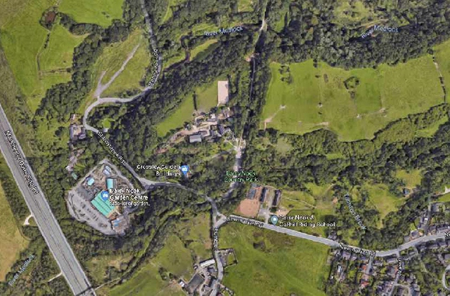 The car followed a woman into a car park at Daisy Nook Country Park and she began exchanging details with its driver when he produced a firearm and threatened her.
Image courtesy of Google Street View The car followed a woman into a car park at Daisy Nook Country Park and she began exchanging details with its driver when he produced a firearm and threatened her.
Image courtesy of Google Street View