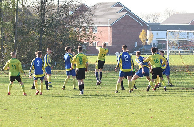 Action from Chaddy Park under-19s Eagles' clash with Waterloo