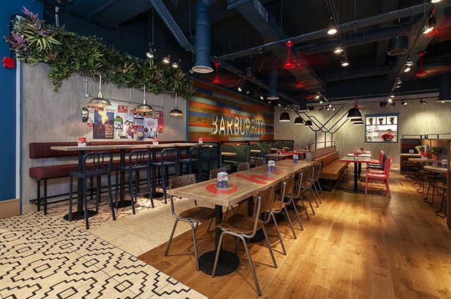 The new Barburrito fit-out at Manchester Arndale The new Barburrito fit-out at Manchester Arndale