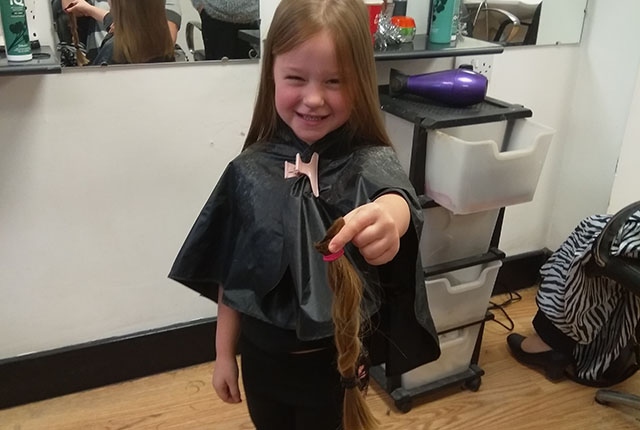 Darcey shows off her shorn locks