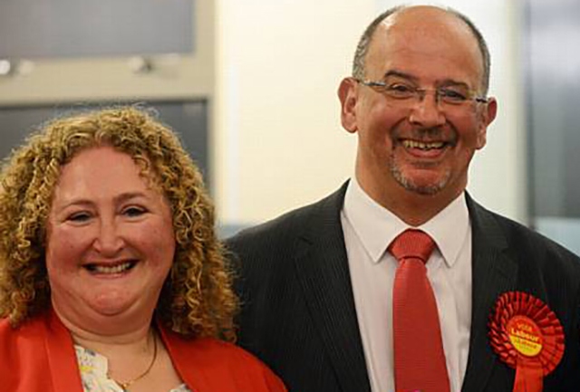 Liz Jacques is pictured (left) with husband Paul Jean Jacques in 2017 Liz Jacques is pictured (left) with husband Paul Jean Jacques in 2017